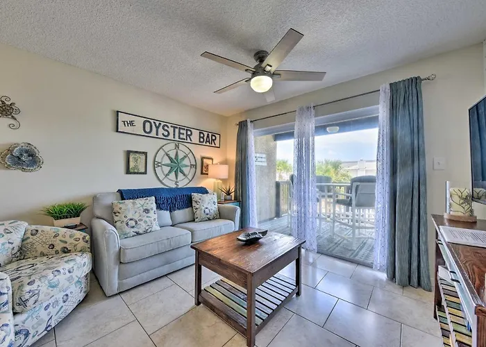 Ocean-View Fernandina Condo With Pool, Beach Access!
